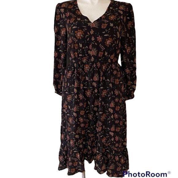 Rachel Zoe Floral Boho High Neck Dress - Picture 13 of 16